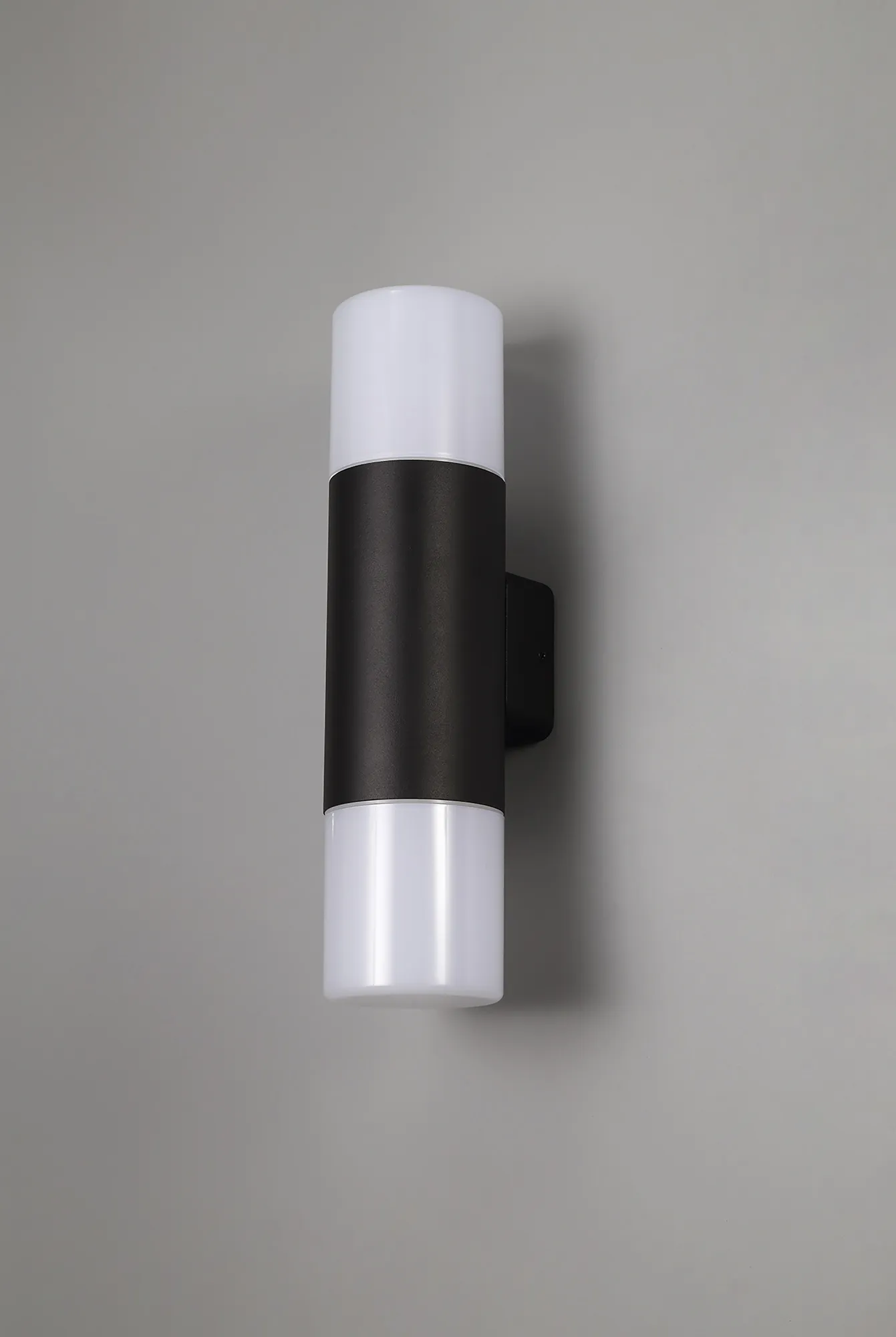 Prado Wall Lamp 2 Light IP44 Black, Opal D0553  Deco Prado